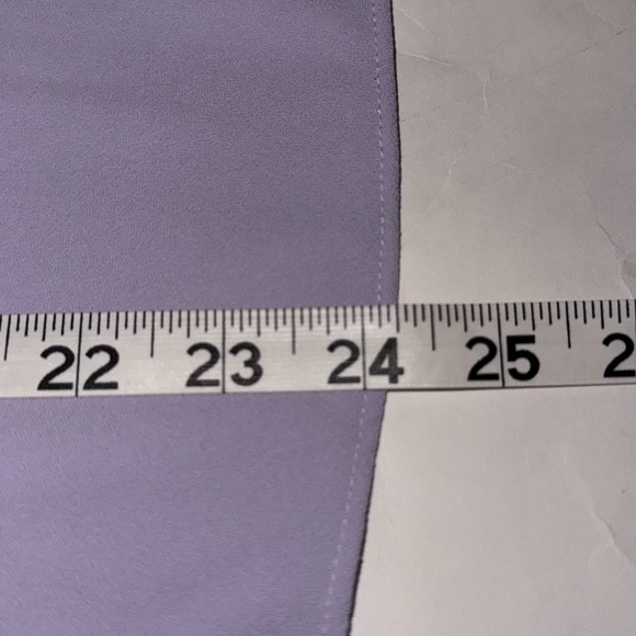 J. Crew Ruffle-neck Top in Lavender 365 Crepe Style #AW095 XXS - Picture 13 of 13